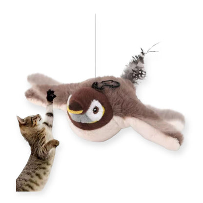 Juguete para gatos pajaro volador
